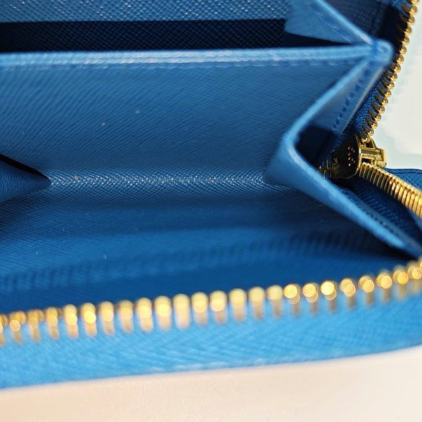 Calfskin Card Holder Blue