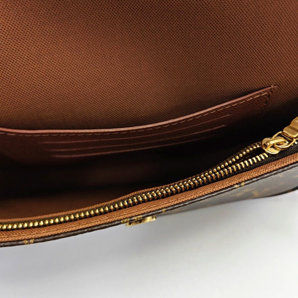 IVY Monogram Coated Canvas Brown