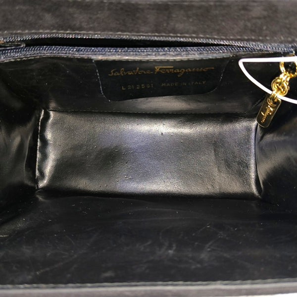 Suede Shoulder Bag Black