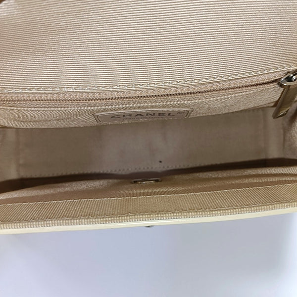 Quilted Calfskin Shoulder Bag Beige