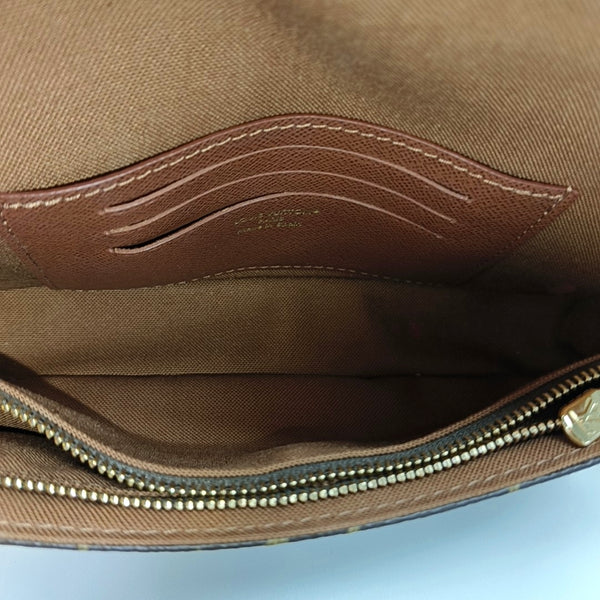 IVY Monogram Coated Canvas Brown