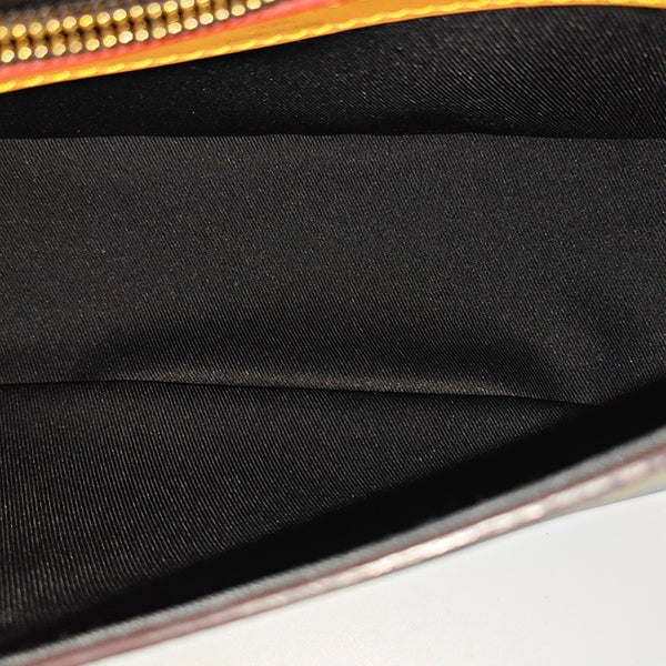 DIANE Monogram Coated Canvas Brown
