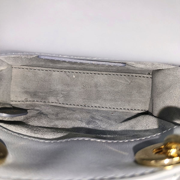 Lady Dior Super Mini Cannage Lambskin Blue