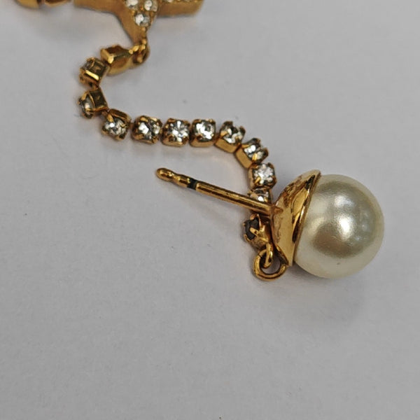 Dior Tribales Metal White Earrings
