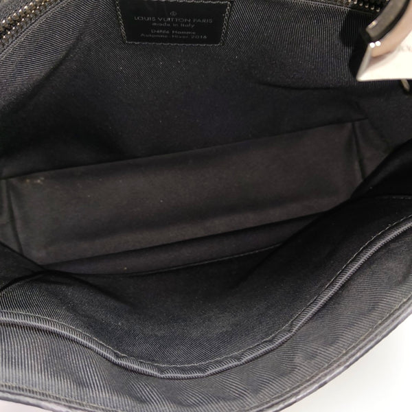 VOYAGER PM Monogram Coated Canvas Black