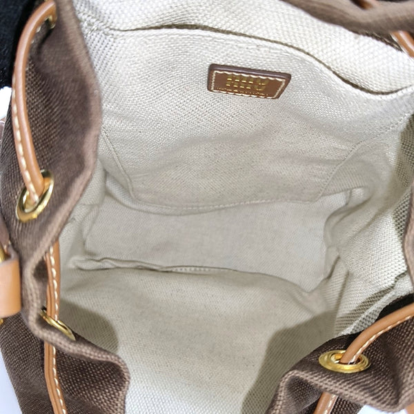 Fabric Backpack Brown