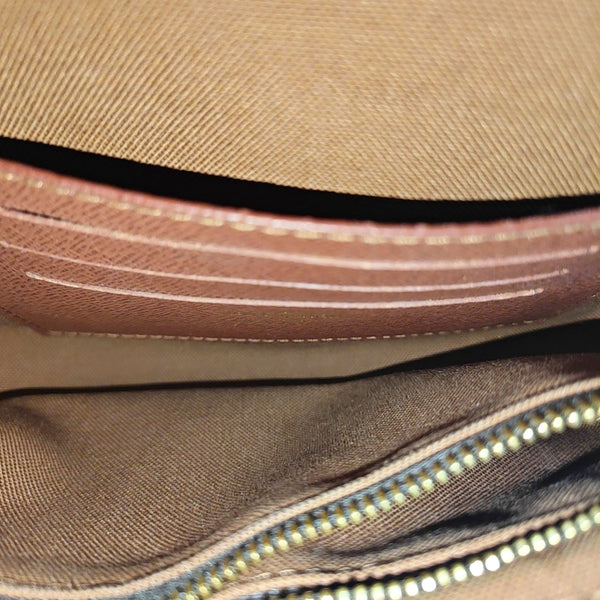 IVY Monogram Coated Canvas Brown