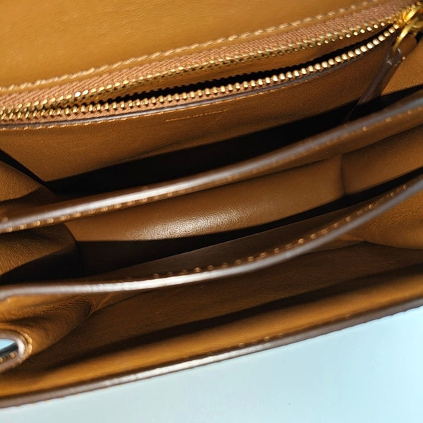 CLASSIC BOX Mini Calfskin Brown