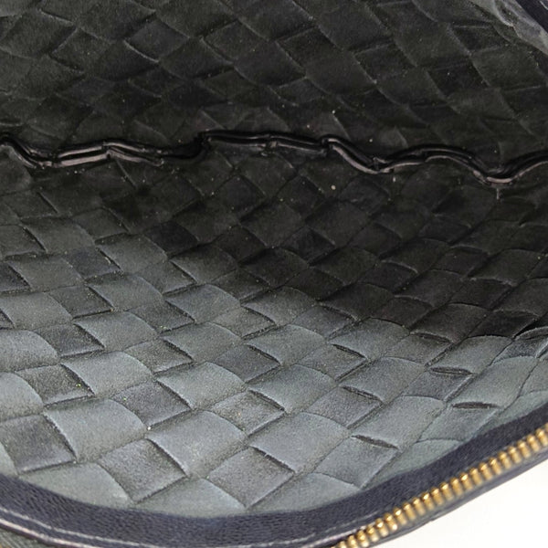 Lambskin Top Handle Bag Black
