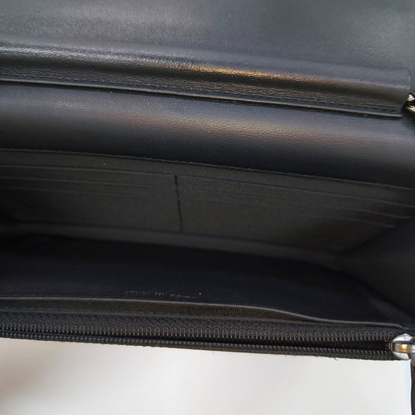 Calfskin Shoulder Bag Black