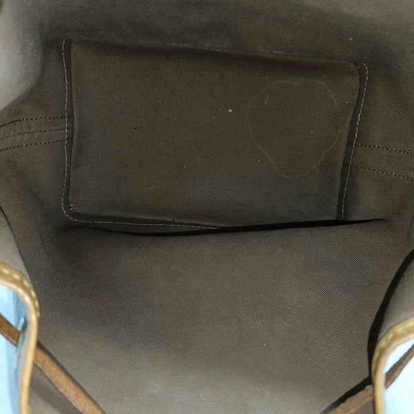 NOÉ BB Monogram Coated Canvas Brown