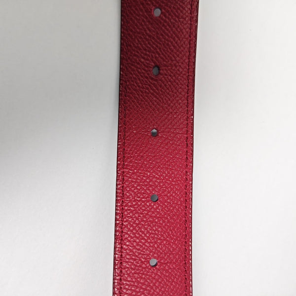 Leather Belt Red