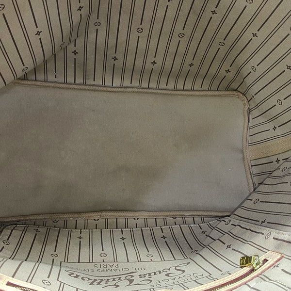 NEVERFULL GM Lona revestida Monogram Marrón
