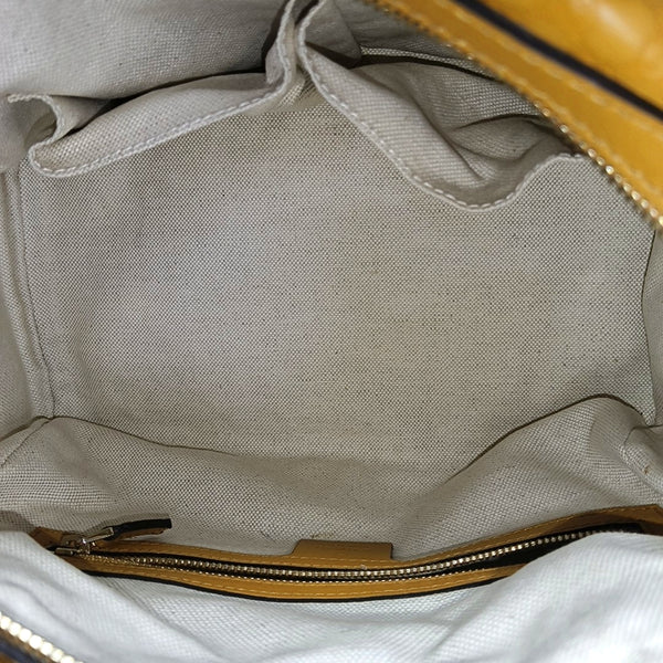 Microguccissima Monogram Calfskin Yellow