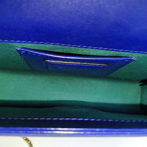 SERPENTI FOREVER Small Quilted Calfskin Blue