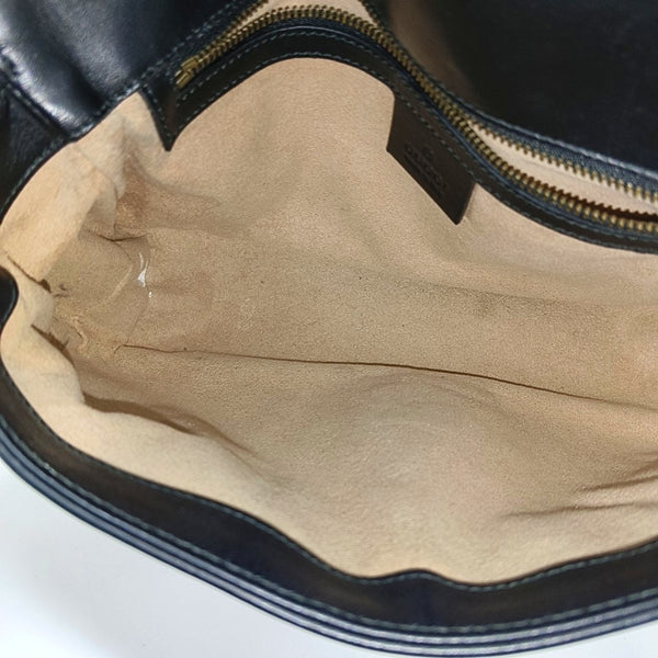 GG Marmont Medium Quilted Calfskin Black