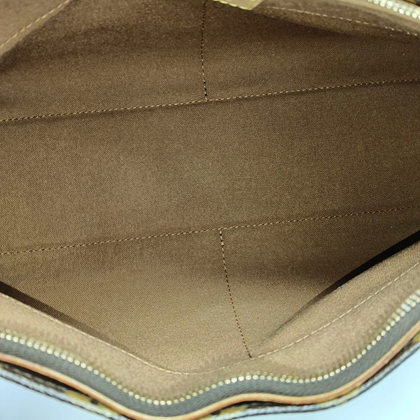 POPINCOURT Monogram Coated Canvas Brown