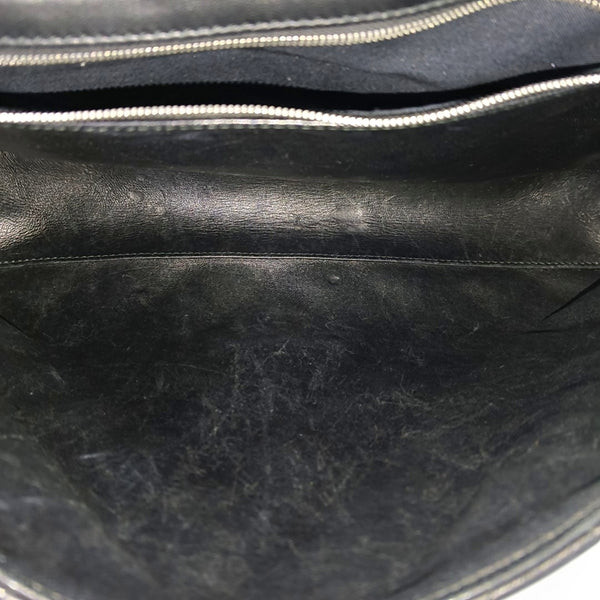 B. Quilted Calfskin Black