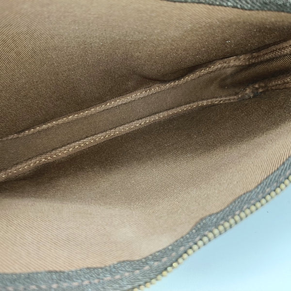 ACCESSOIRES Monogram Coated Canvas Brown