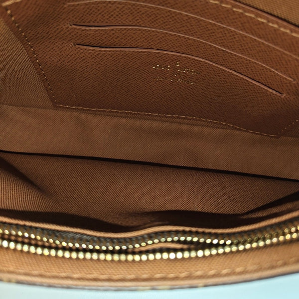 IVY Monogram Coated Canvas Brown