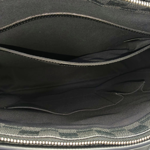 TADAO MM Damier Graphite Coated Canvas Gray