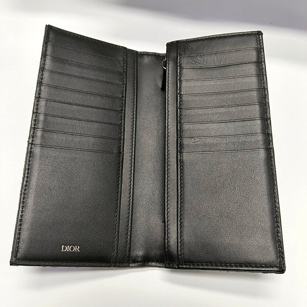 Oblique Canvas Wallet Black