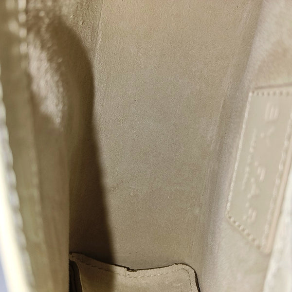 Leather Shoulder Bag Mini White