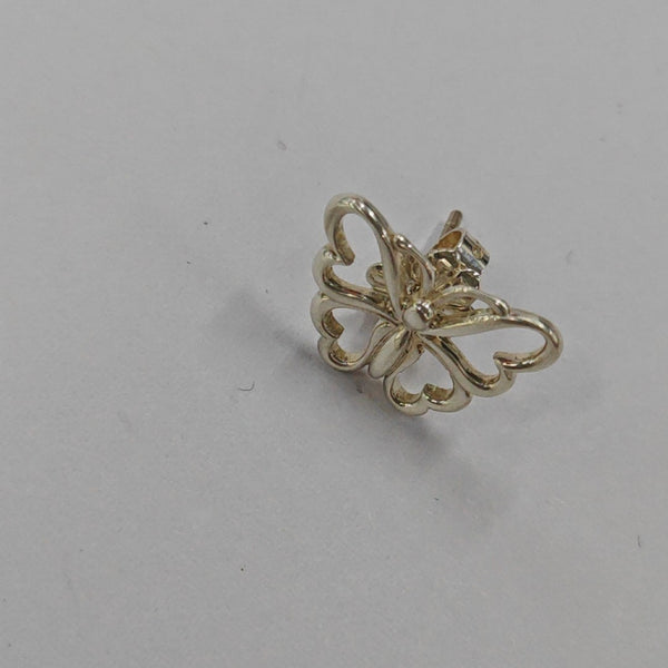 Pendientes de botón de plata de ley 925