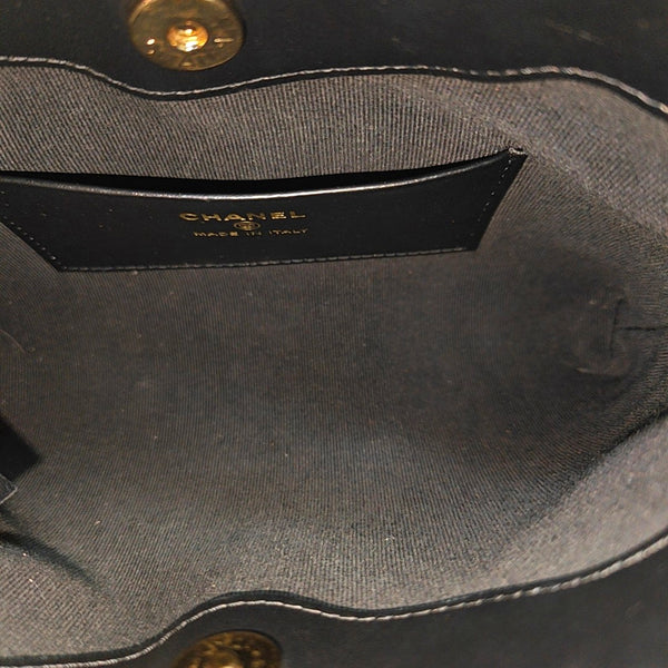 CHANEL 31 Nano Quilted Calfskin Black