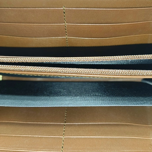 Monogram Coated Canvas Wallet Brown