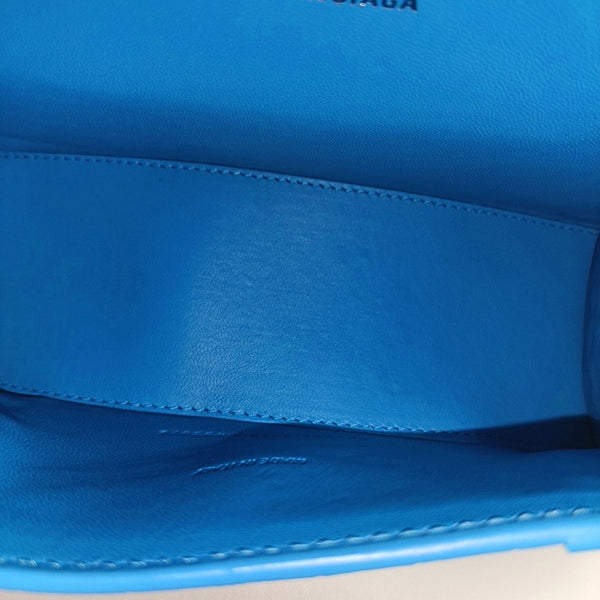 Hourglass Small Calfskin Blue