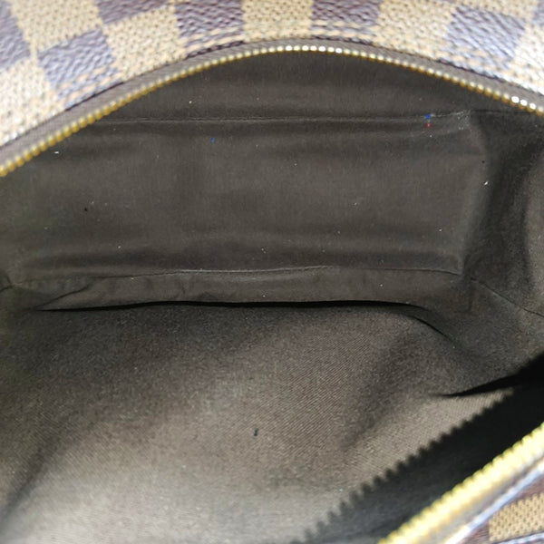 NAVIGLIO MM Damier Ebene Coated Canvas Brown