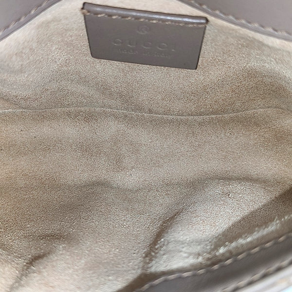 GG Marmont Mini Quilted Calfskin Beige