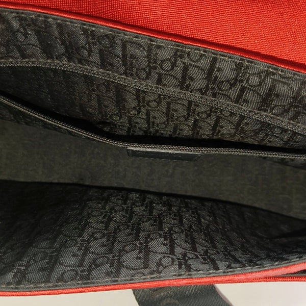 Fabric Shoulder Bag Red
