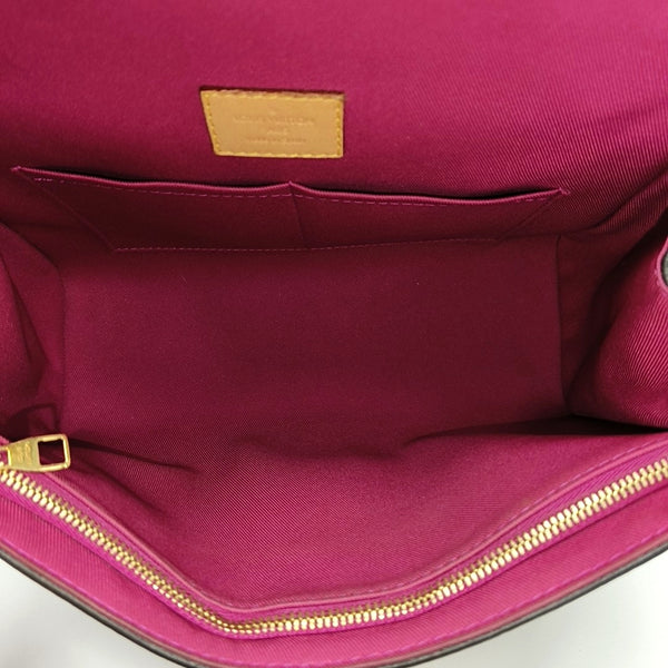 CLUNY PM Monogram Coated Canvas Brown