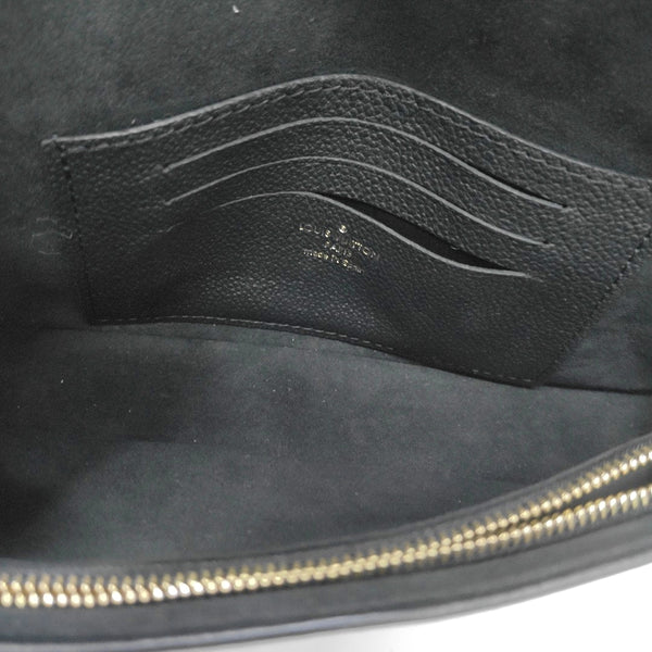 IVY Monogram Calfskin Black