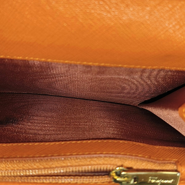 Gancini Calfskin Orange