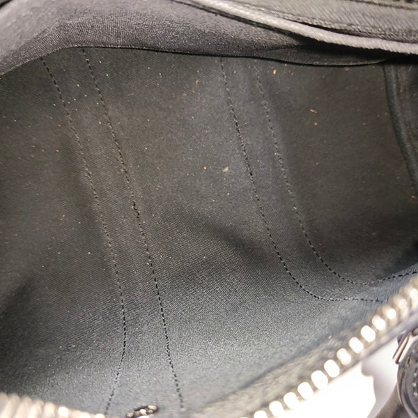 KEEPALL 25 Monogram Coated Canvas Black