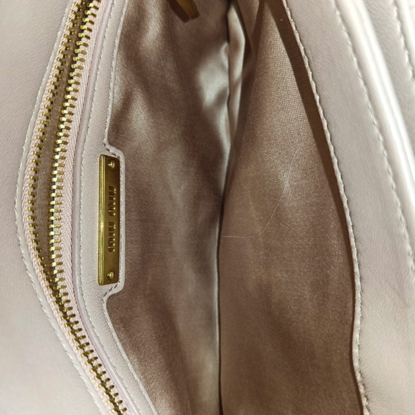 Quilted Lambskin Shoulder Bag Pink