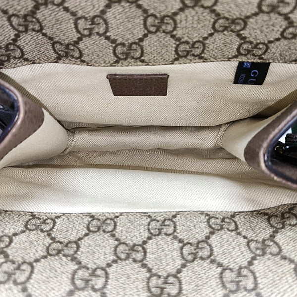 Neo Vintage Small Monogram Coated Canvas Beige