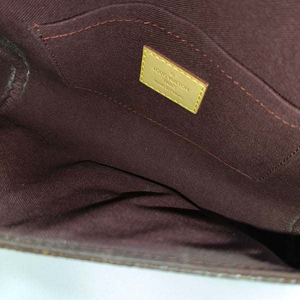Authenticated pre-owned FAVORITE PM Monogram Coated Canvas Brown - Crossbody Bag at Looply