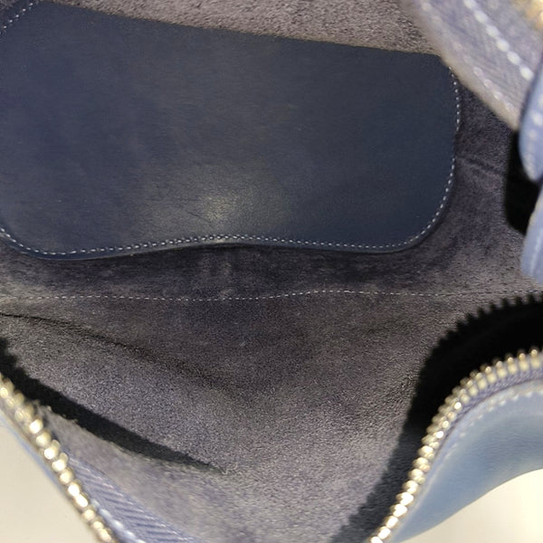Calfskin Shoulder Bag Blue