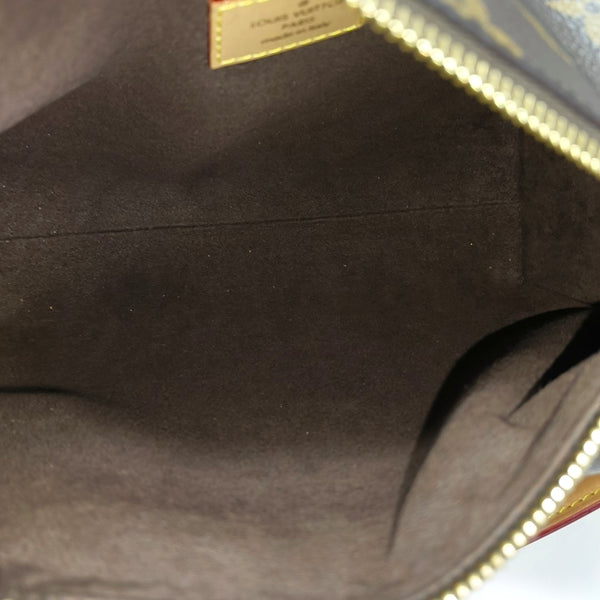 SIDE TRUNK MM Monogram Coated Canvas Brown