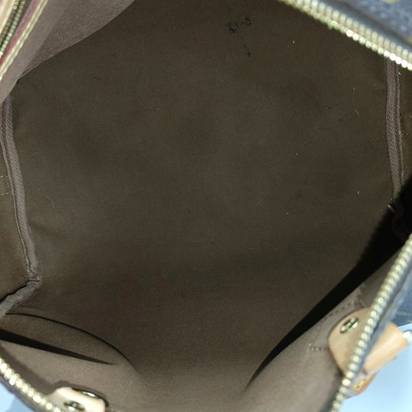SPEEDY 30 Monogram Coated Canvas Brown