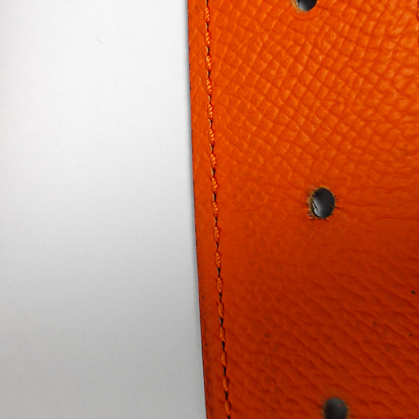 Leather Belt Orange