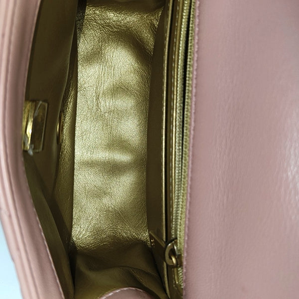 CLASSIC FLAP Mini Quilted Lambskin Pink