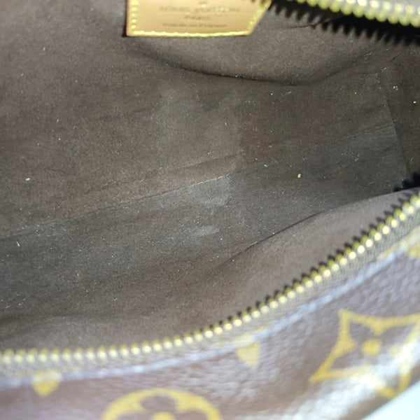 SIDE TRUNK MM Monogram Coated Canvas Brown