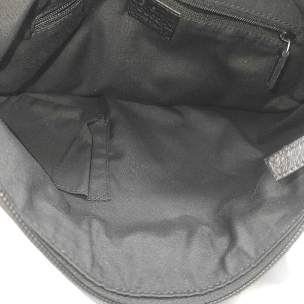 Monogram Canvas Tote Bag Black