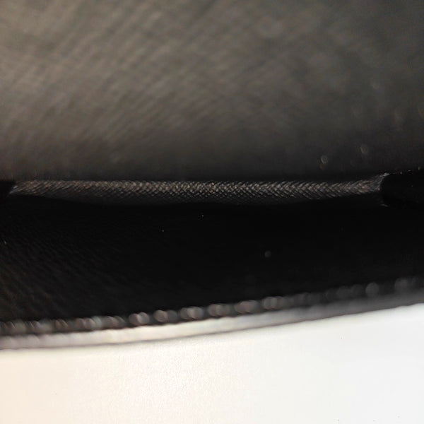 Monogram Coated Canvas Card Holder Black