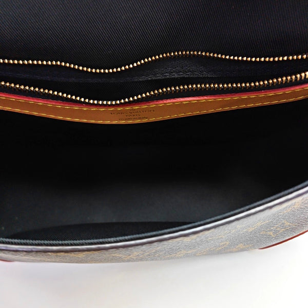 DIANE Monogram Coated Canvas Brown